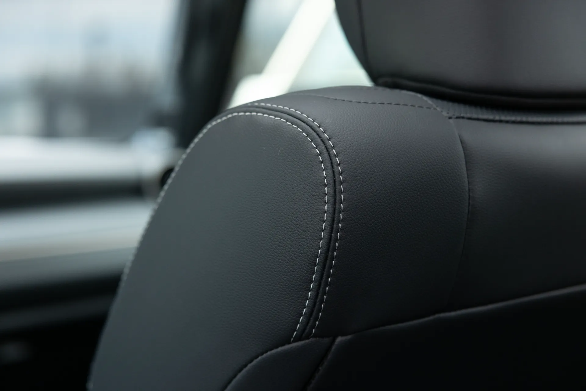 Lederausstattung Detail — Premium-Interieur Business Taxi Graz